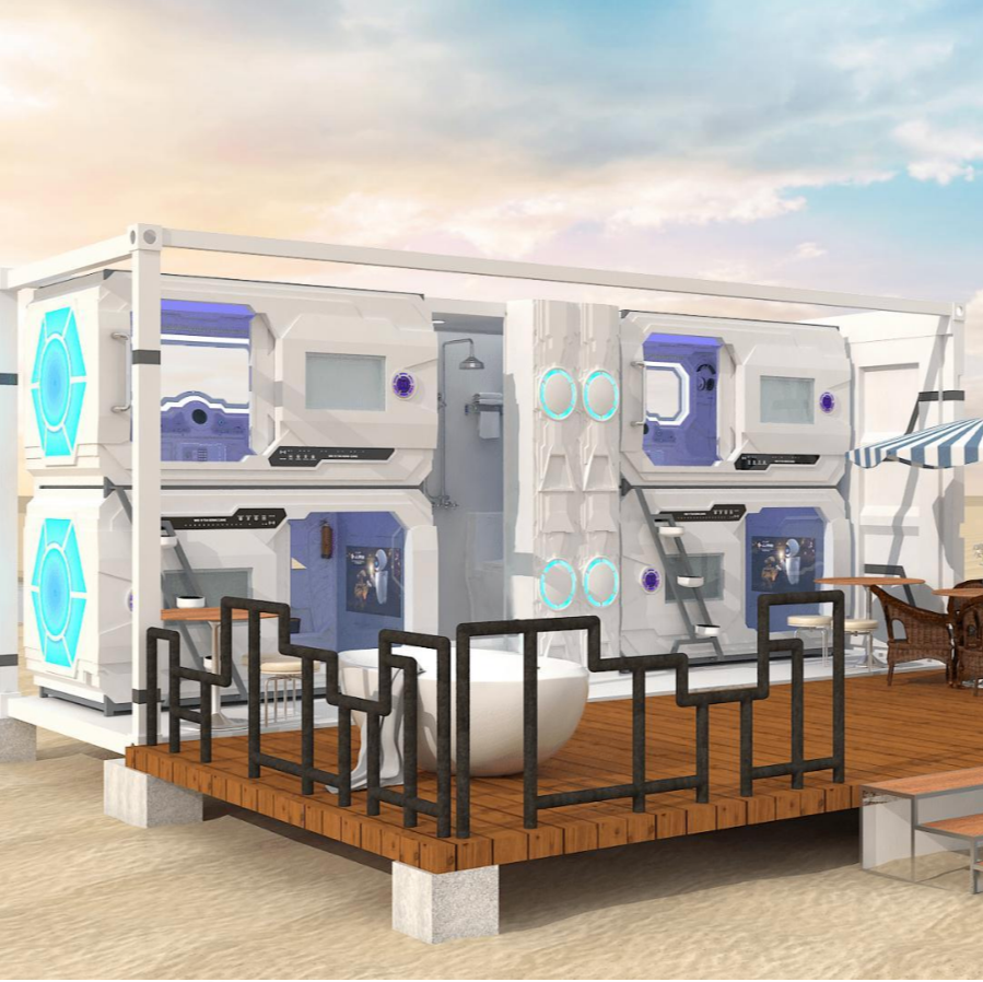 Container capsule beds