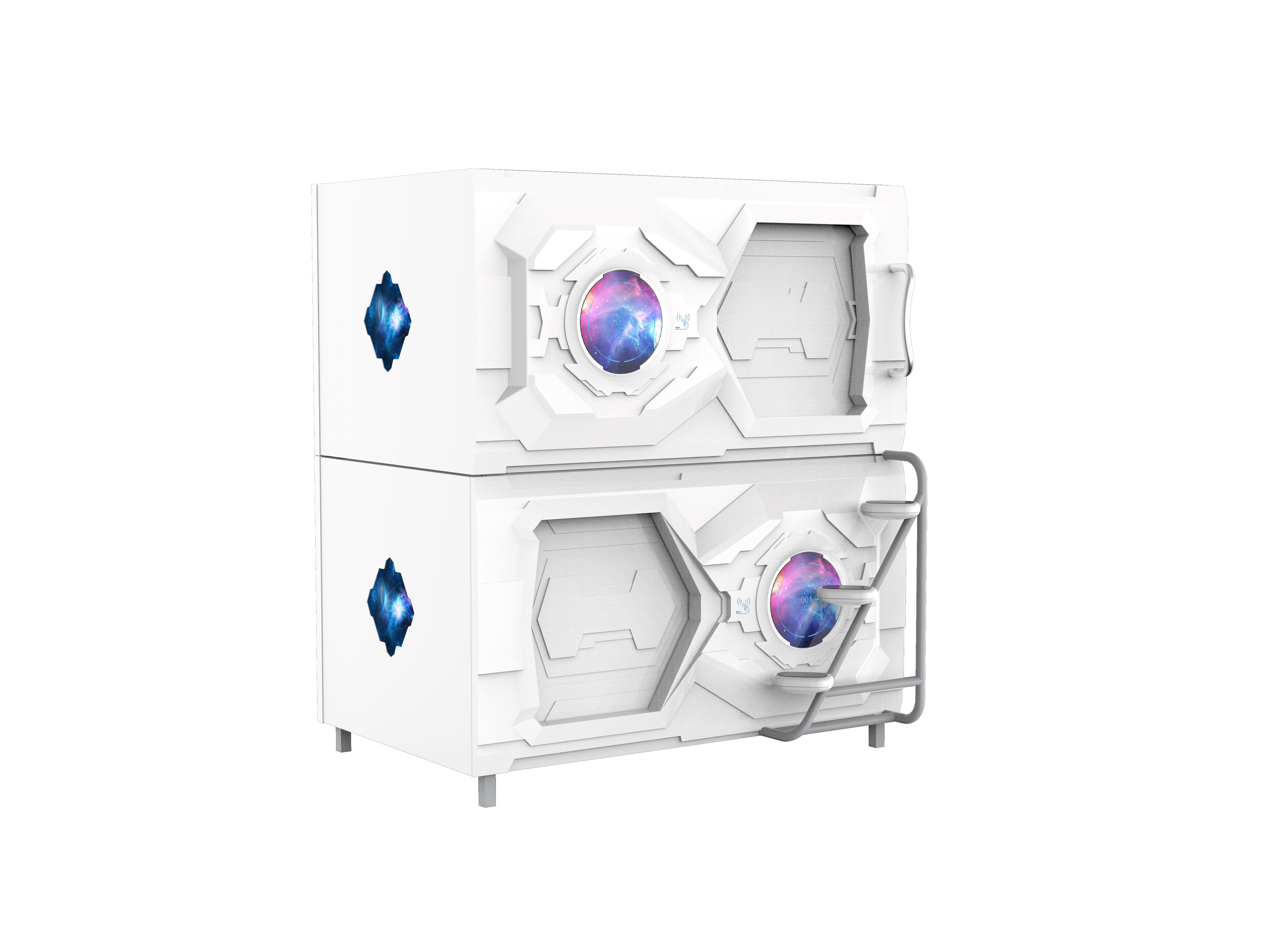 Customized Model, High Tech Model, Double Bed Cabin/Pod, 2 meter long, 2.2 meter high