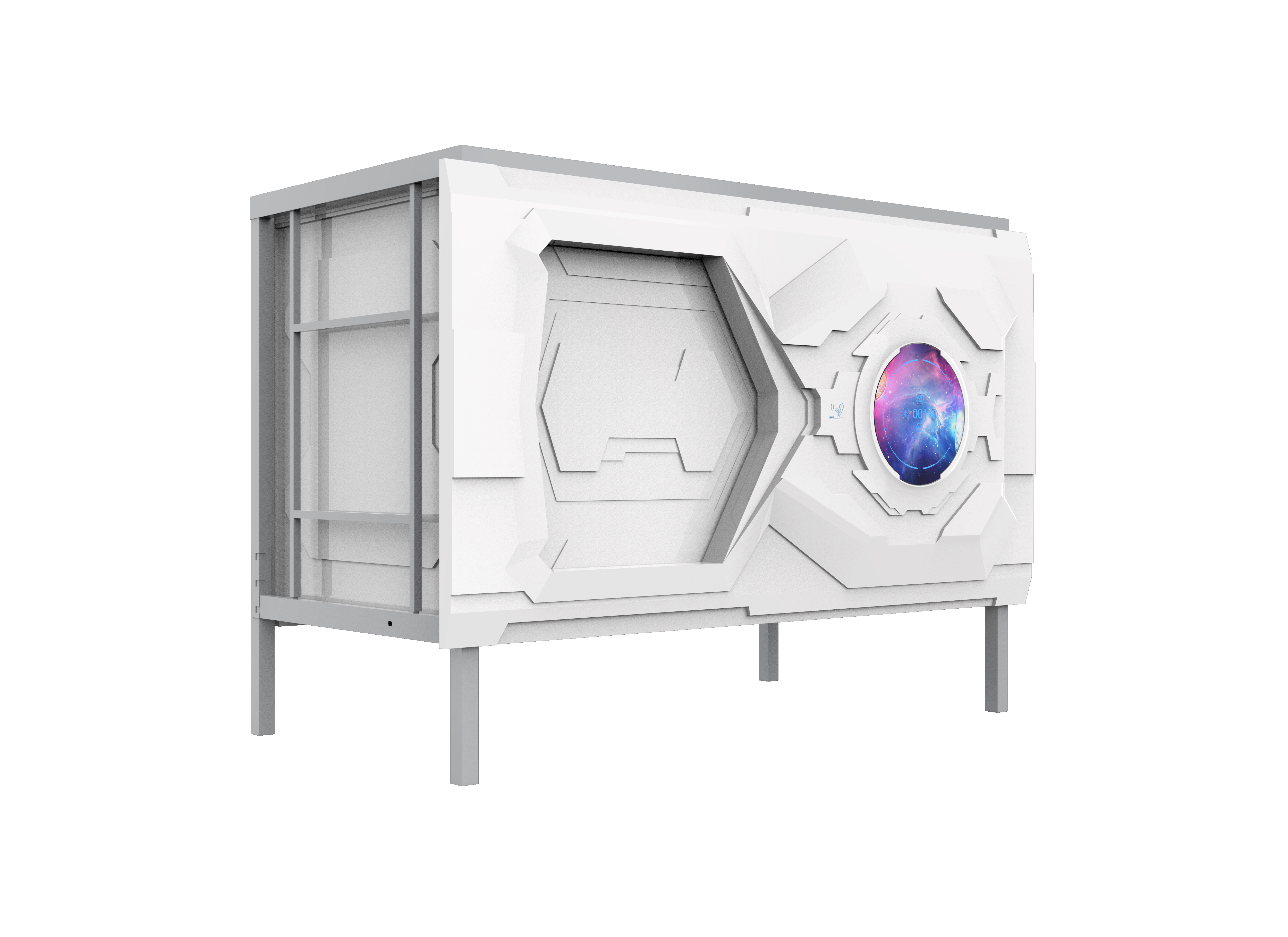 Single Bed Cabin/Pod, 2 meter long, 2.2 meter high