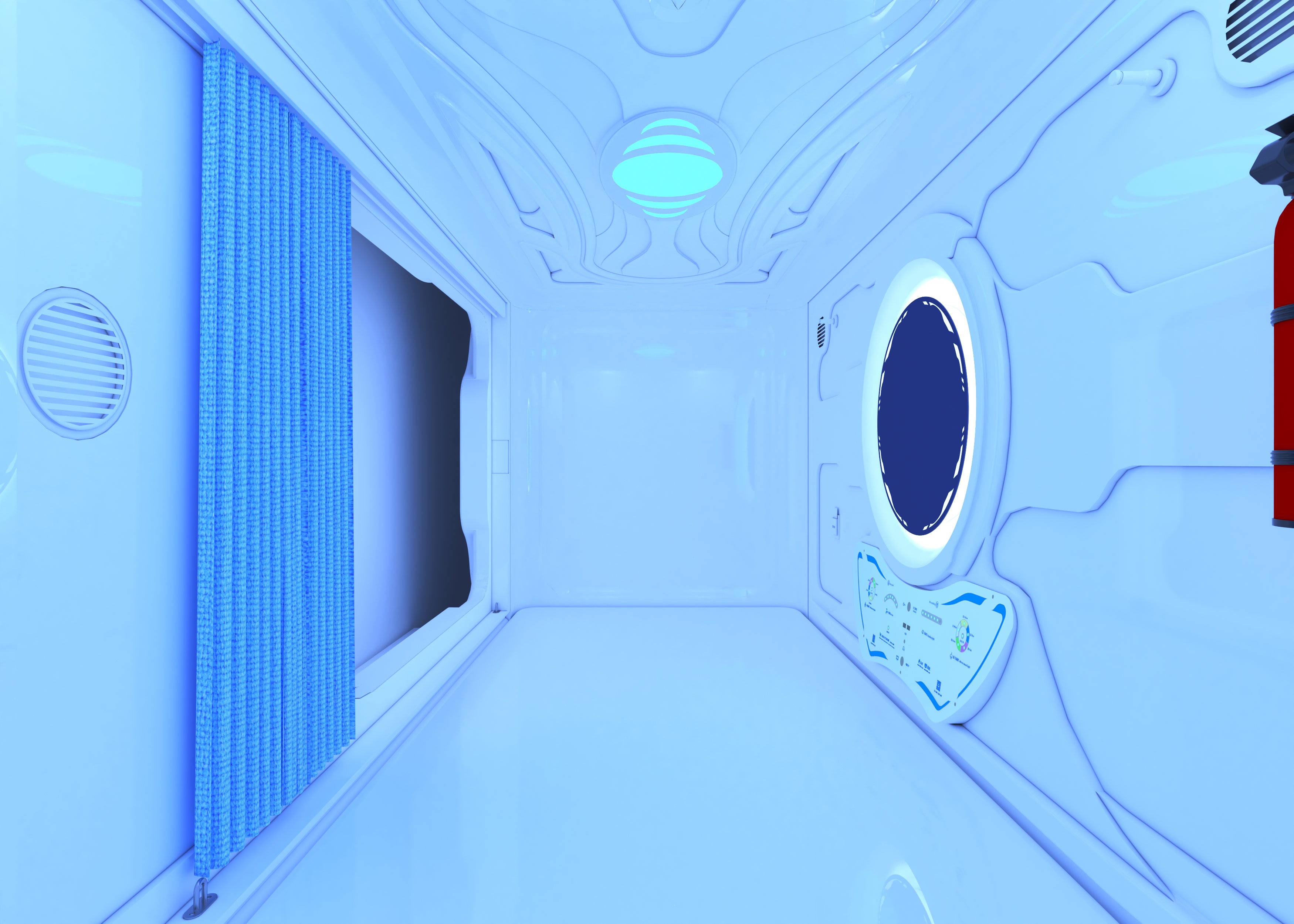 Double Bed Transverse Cabin/Pod