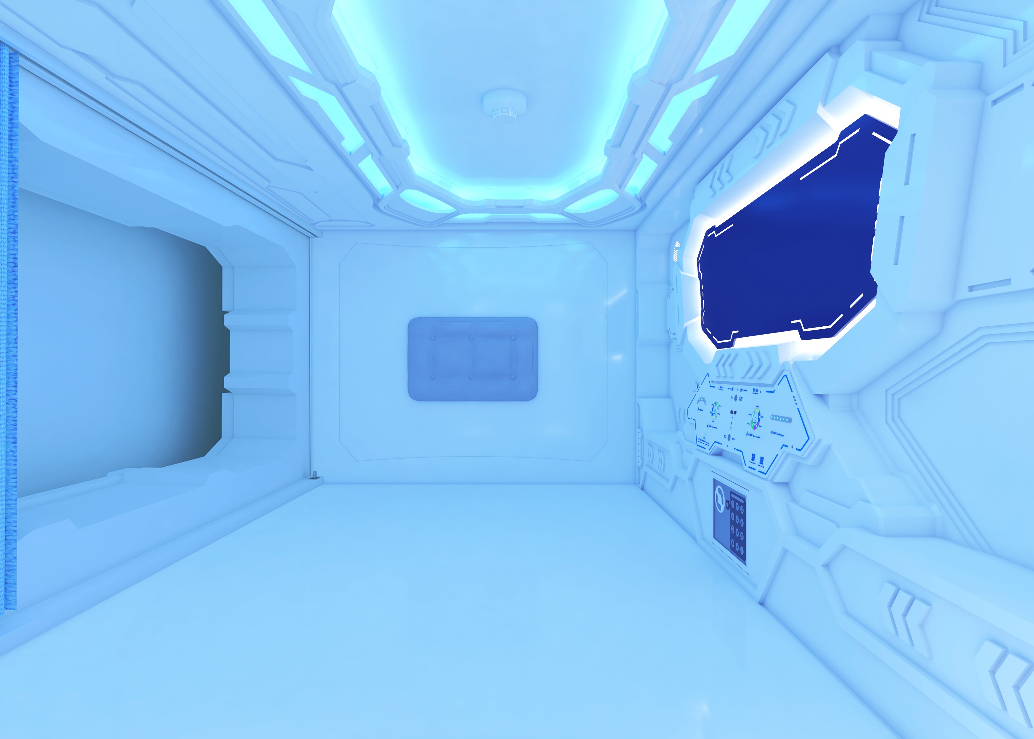 Double Bed Transverse Cabin/Pod