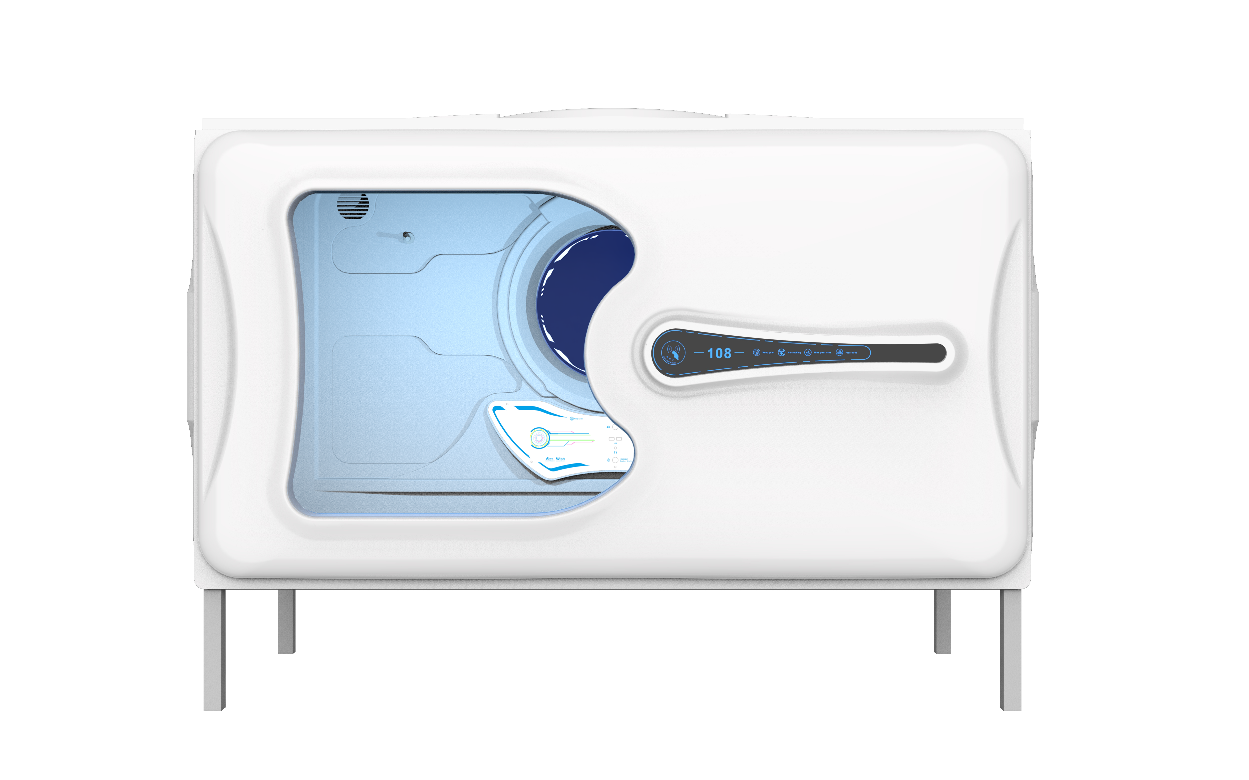 Single Bed Transverse Cabin/Pod, half door