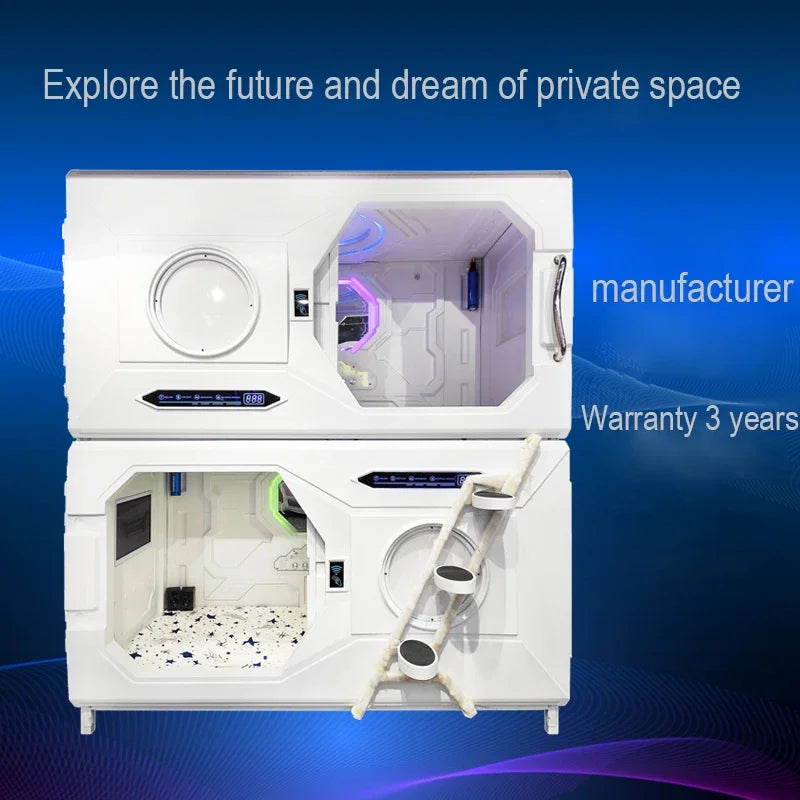 Hot Sale | ABS Fireproof Capsule Bed Single & Double | Soundproof