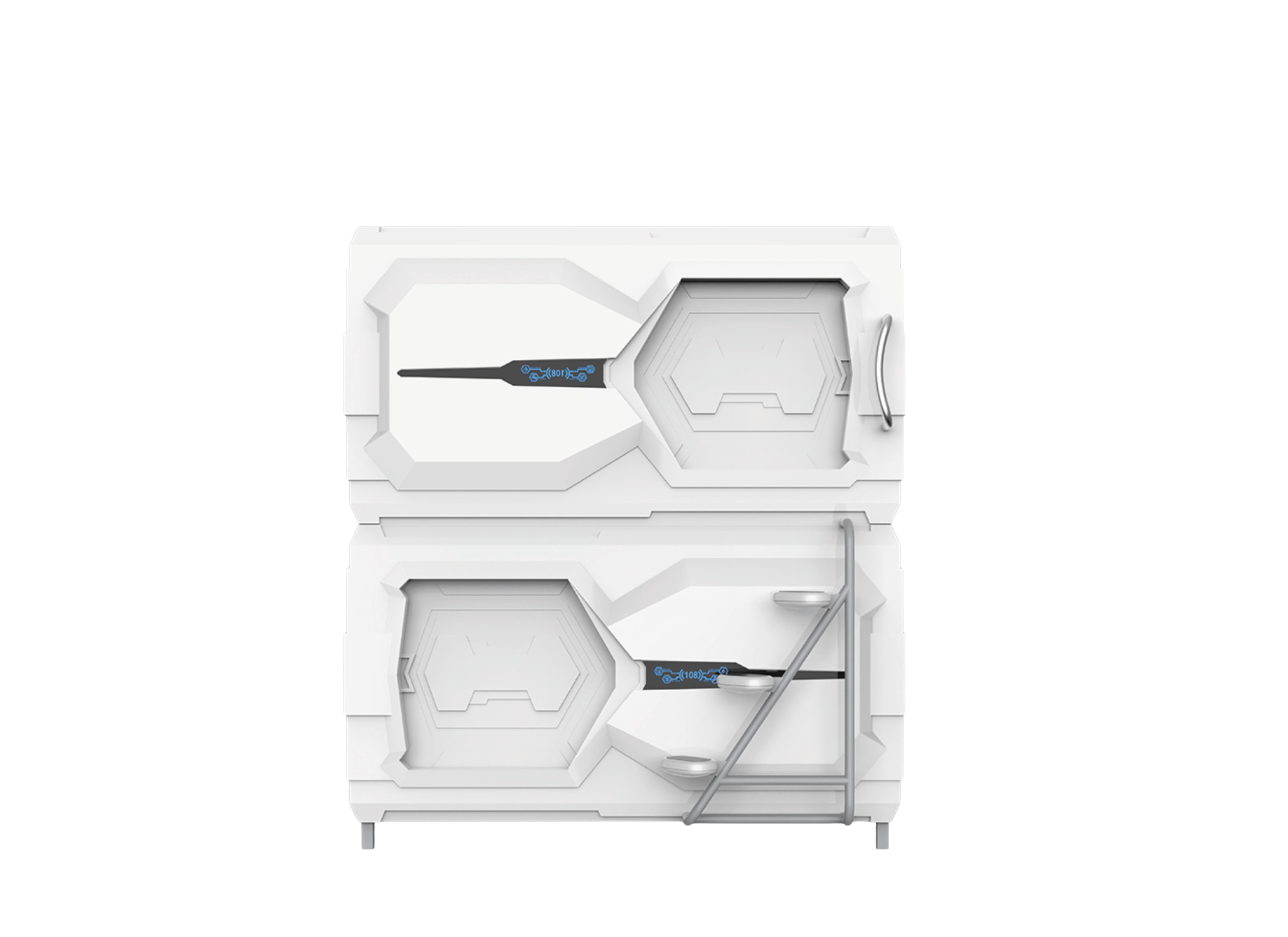 Heading Double Bed Transverse Cabin