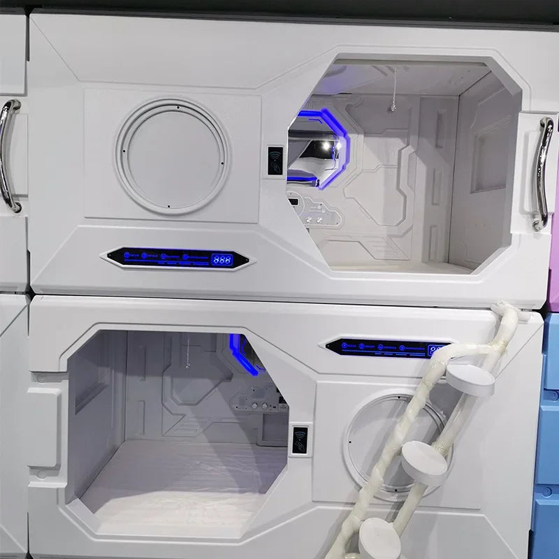Hot Sale | ABS Fireproof Capsule Bed Single & Double | Soundproof