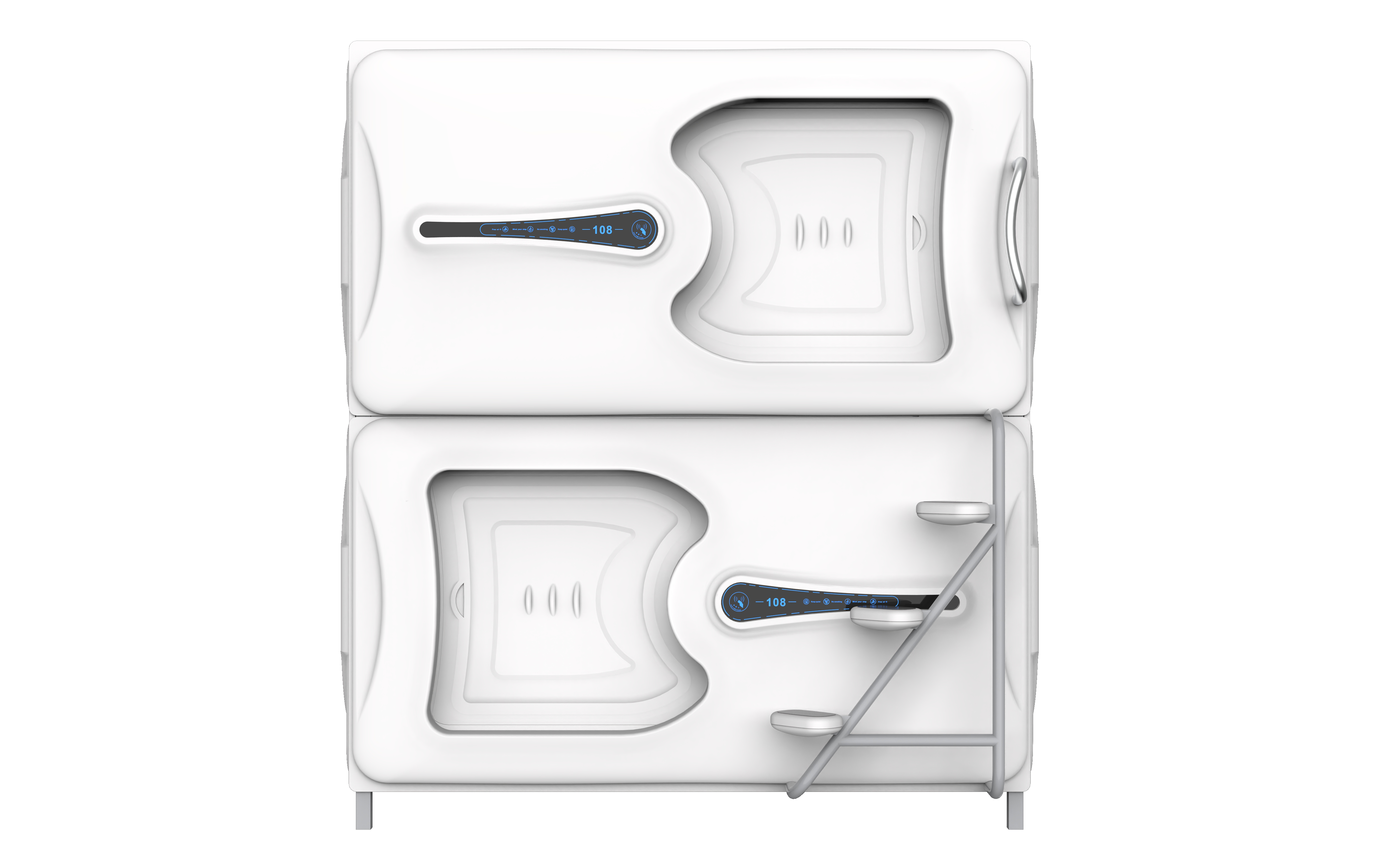 Double Bed Transverse Cabin/Pod, two third door