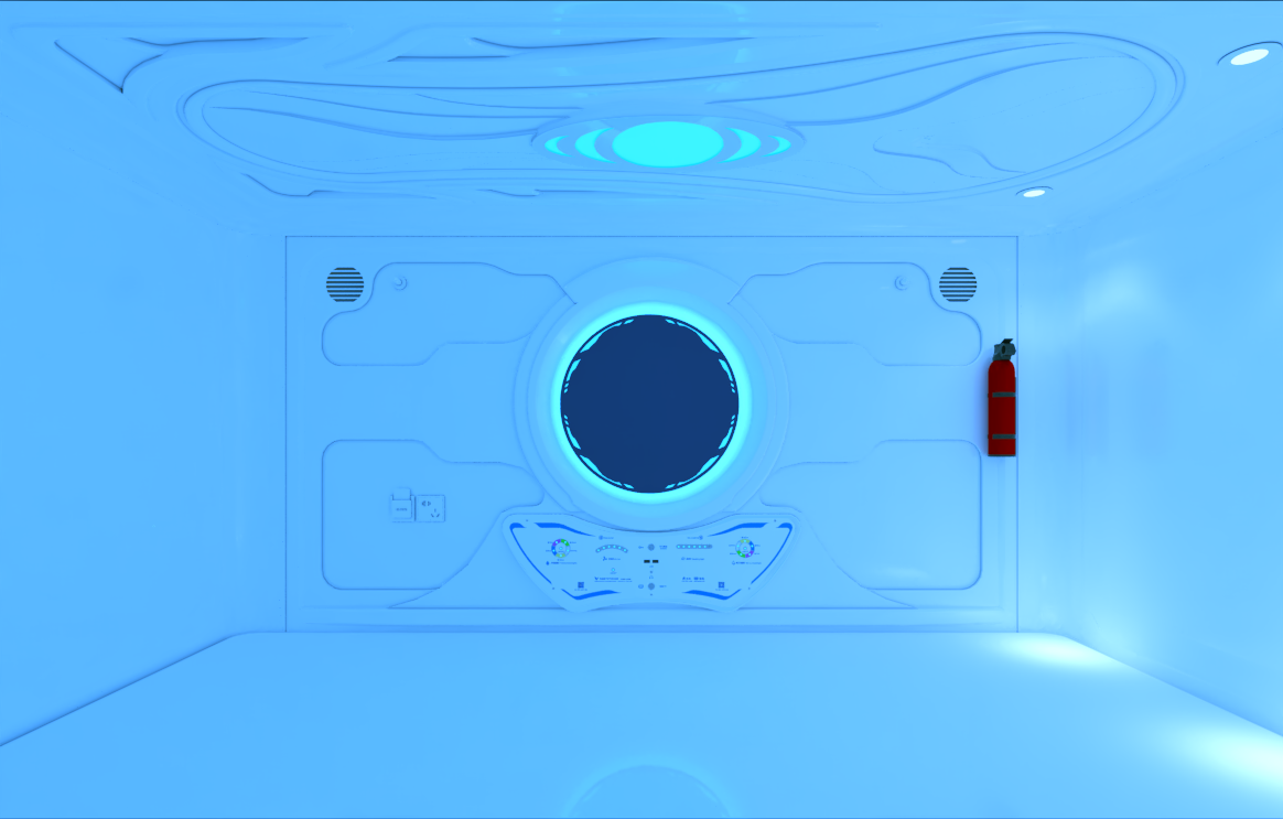 Vertical Double Bed Cabin/Pod