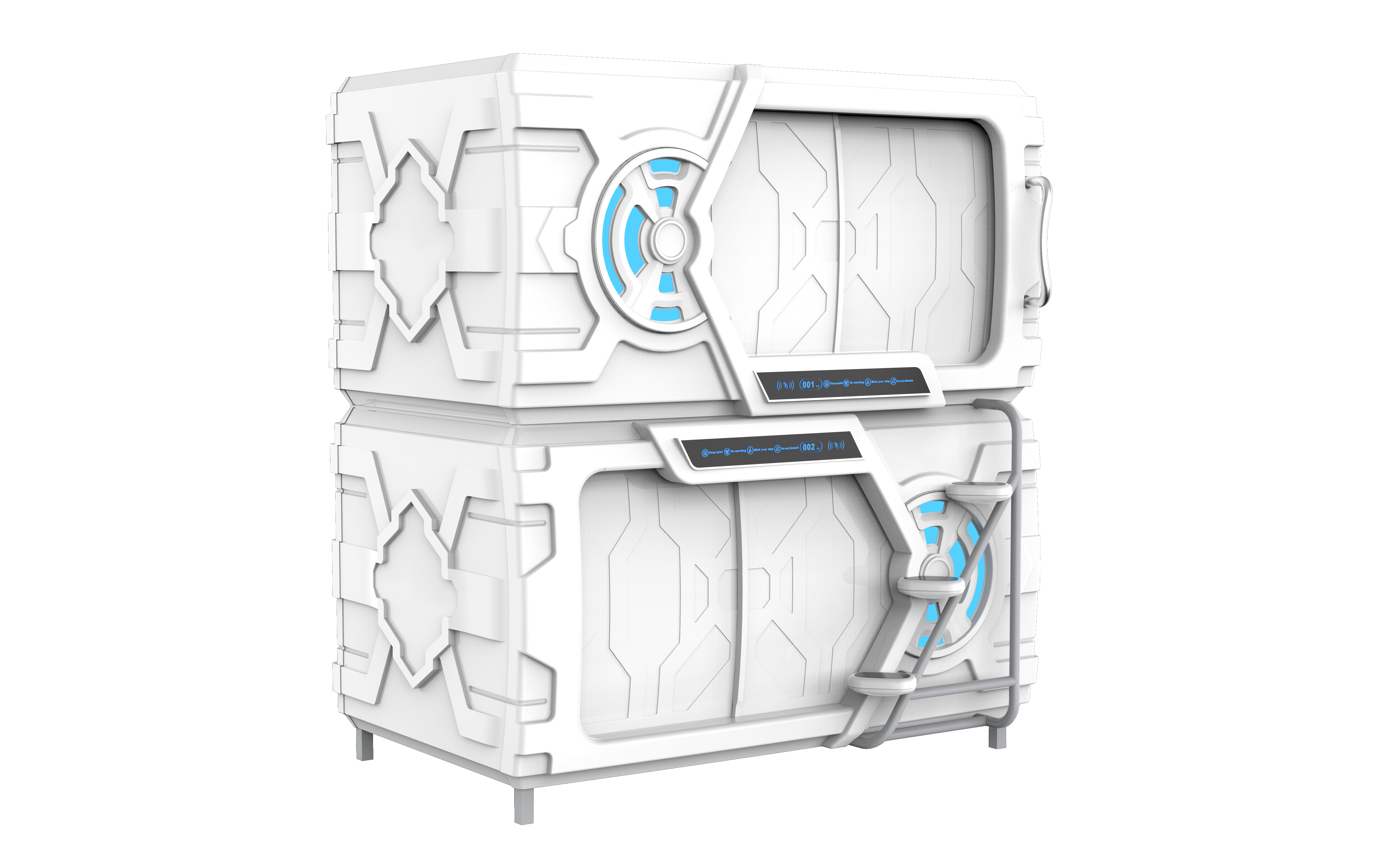 Double Bed Transverse Cabin/Pod