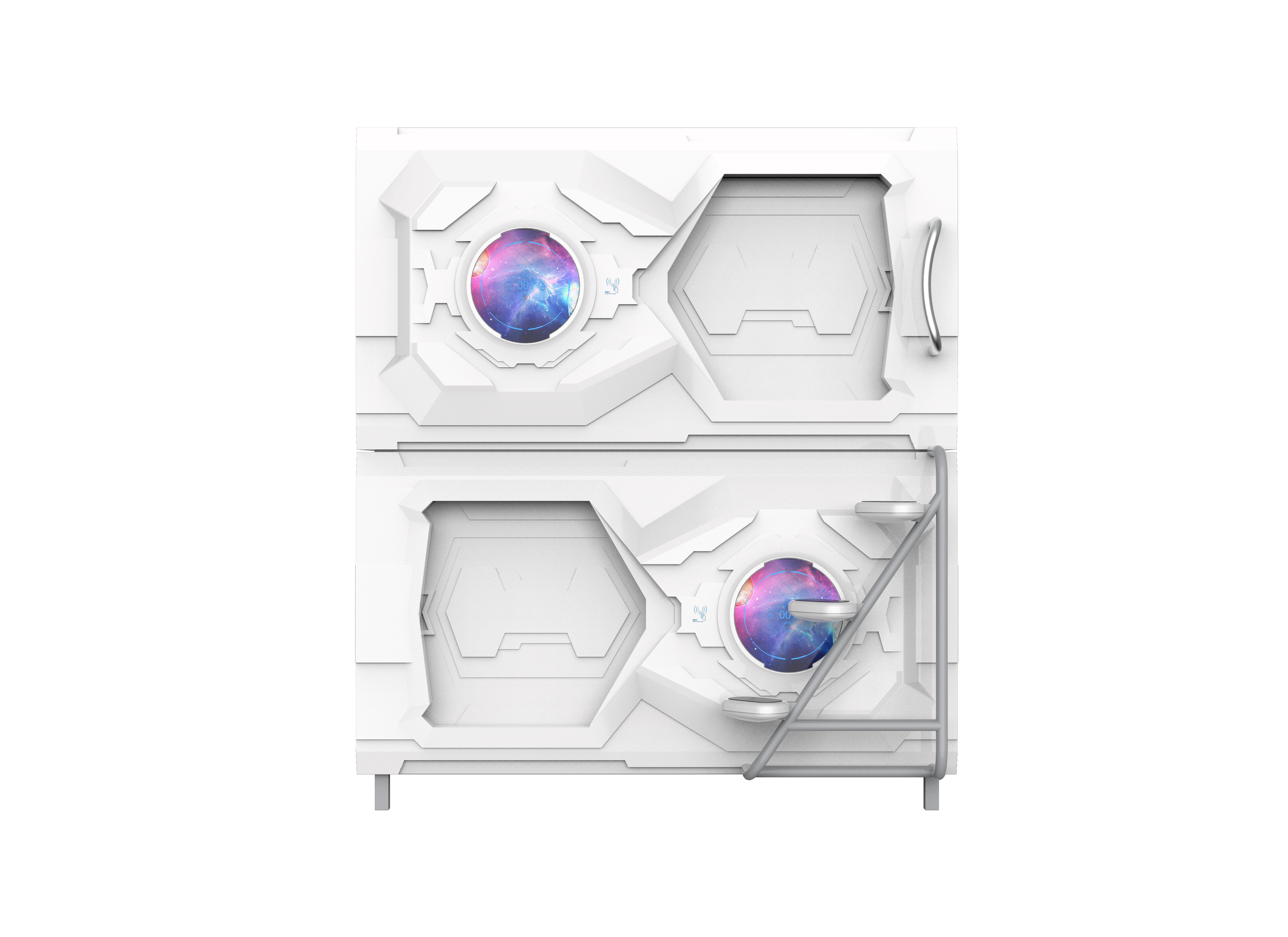 Customized Model, High Tech Model, Double Bed Cabin/Pod, 2 meter long, 2.2 meter high