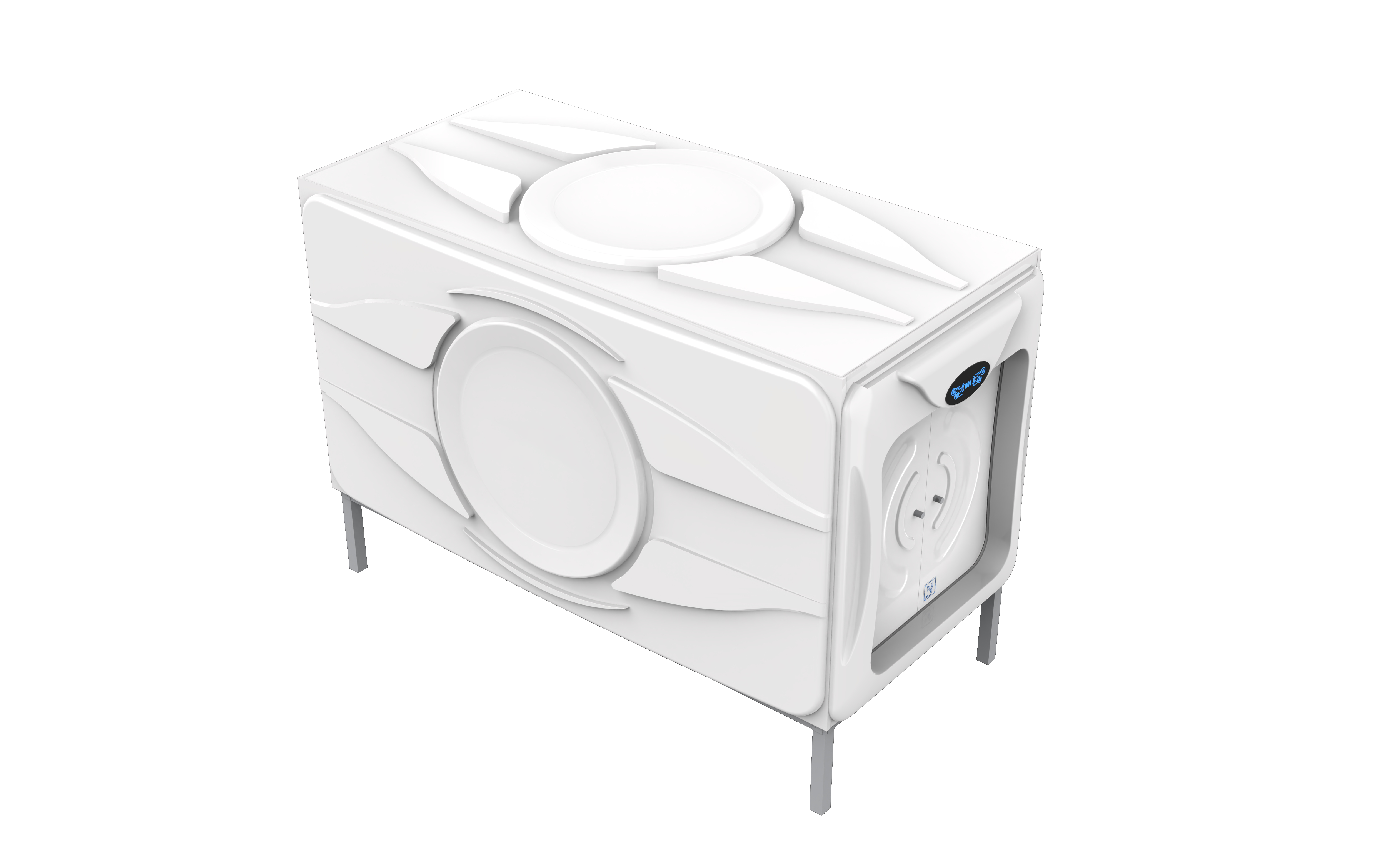 Single Bed Transverse Cabin/Pod, two third door