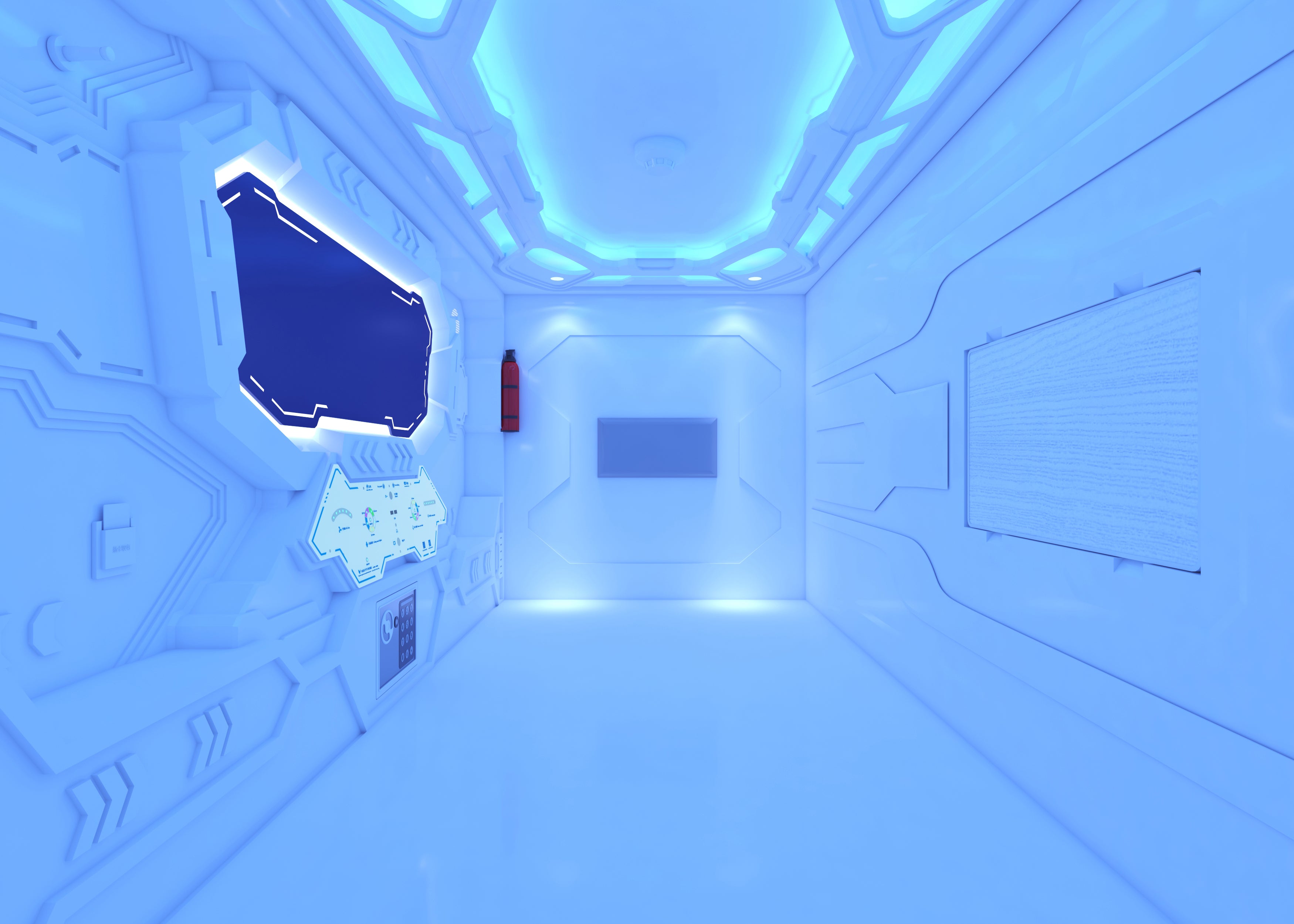 Single Bed Cabin/Pod, 2 meter long, 2.2 meter high