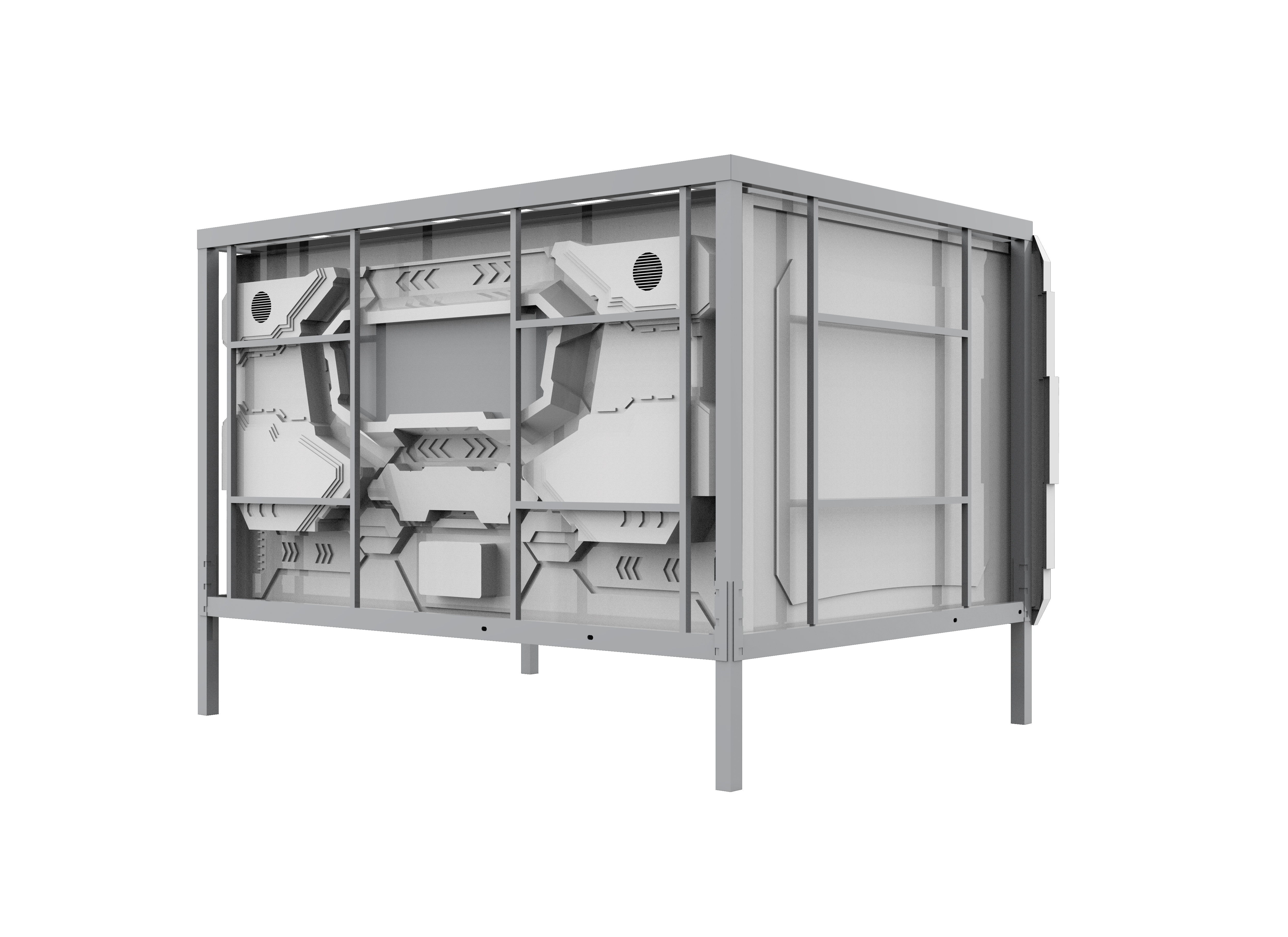 Single Bed Transverse Cabin/pod