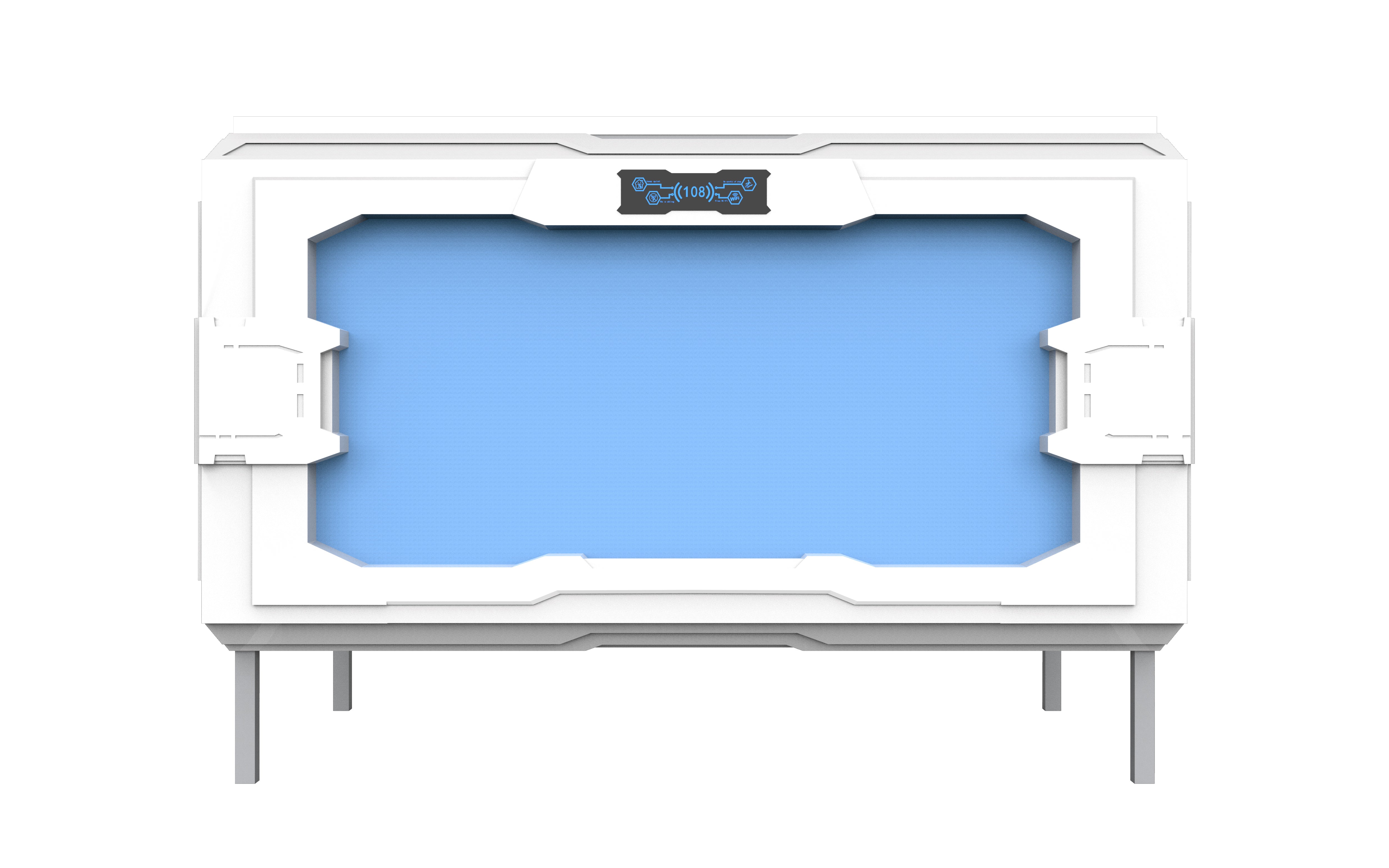 Single Bed Transverse Cabin/Pod, two third door