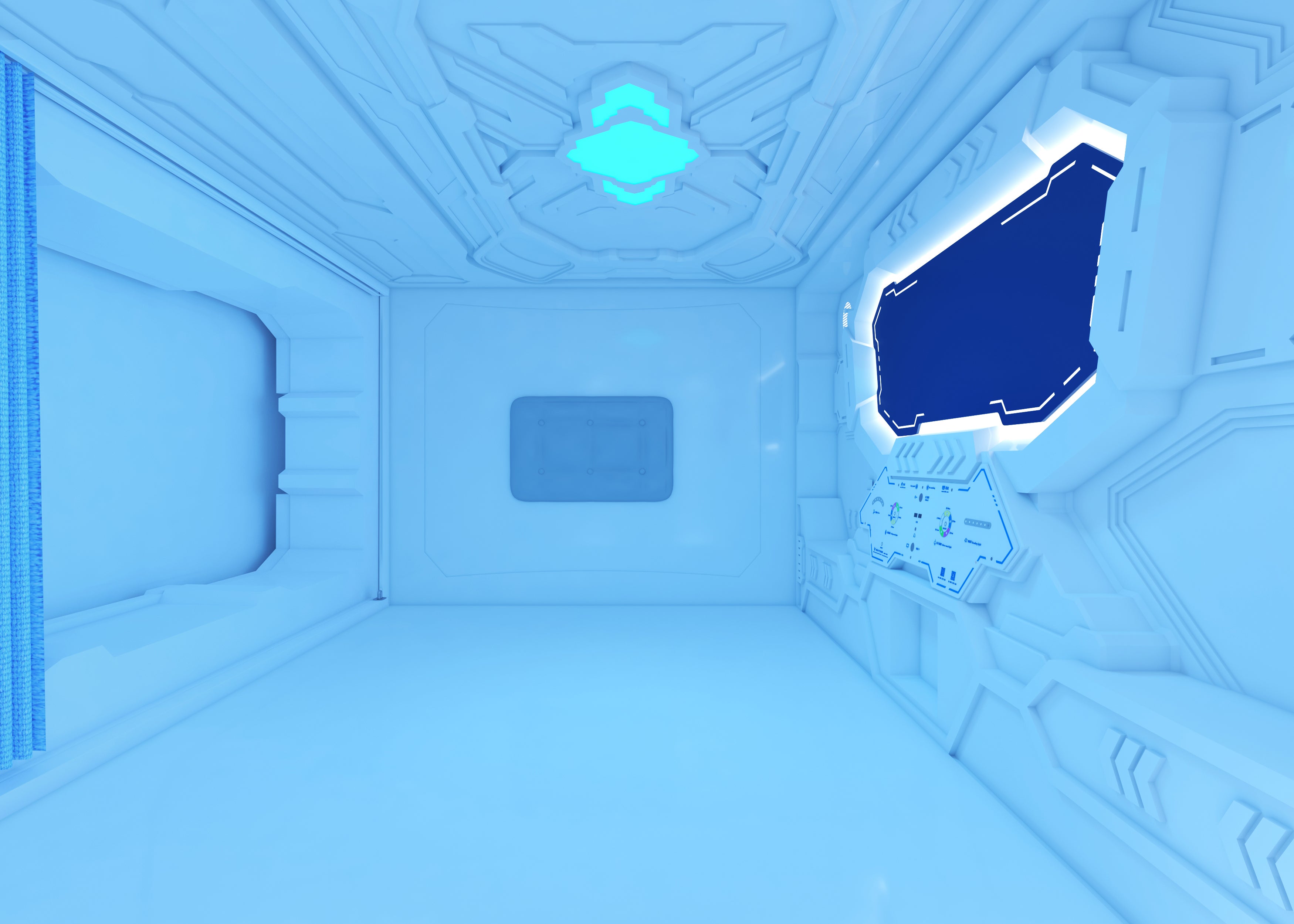 Single Bed Transverse Cabin/Pod, half door