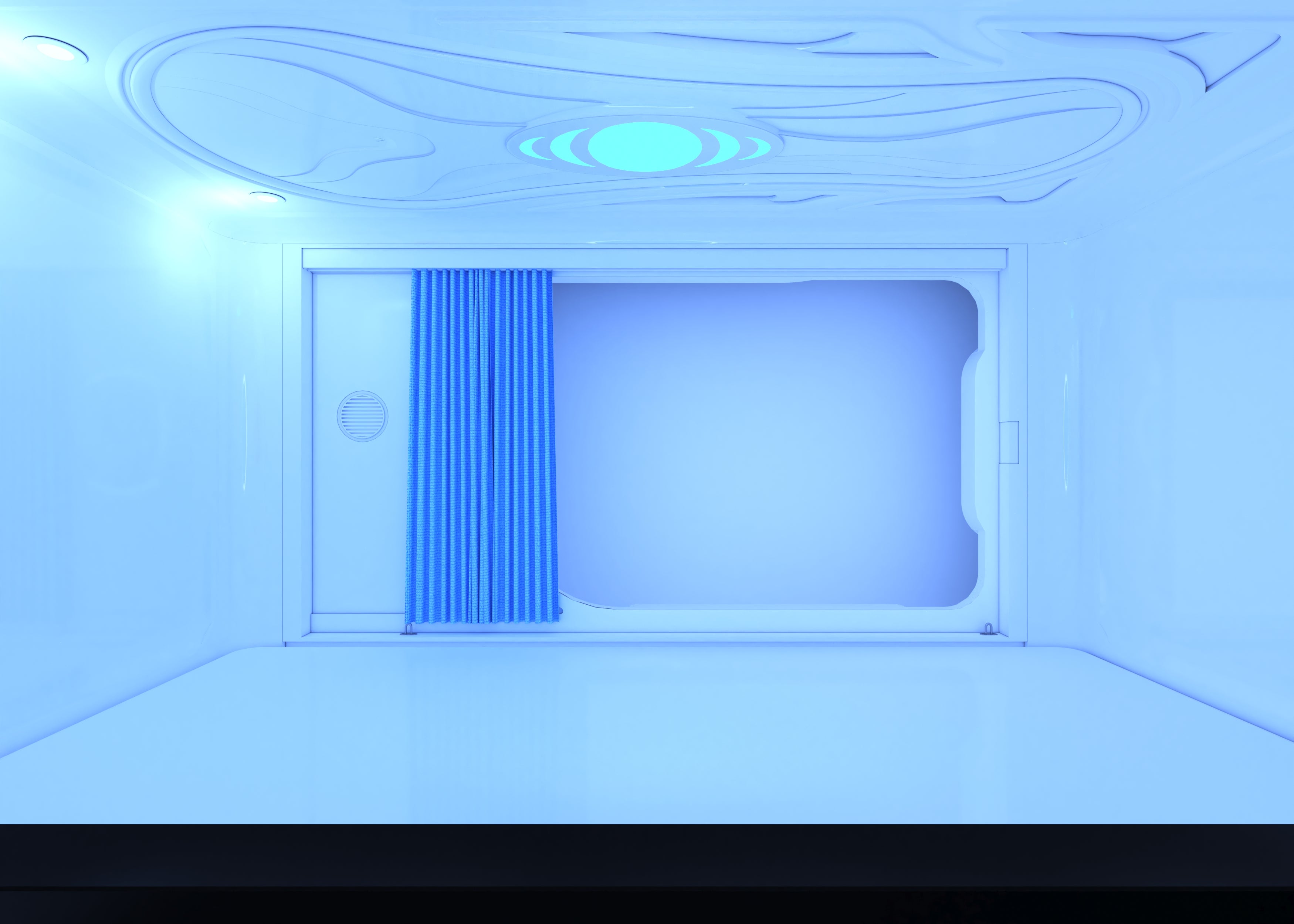 Double bed FASHION SIMPLE  STYLE Cabin/Pods