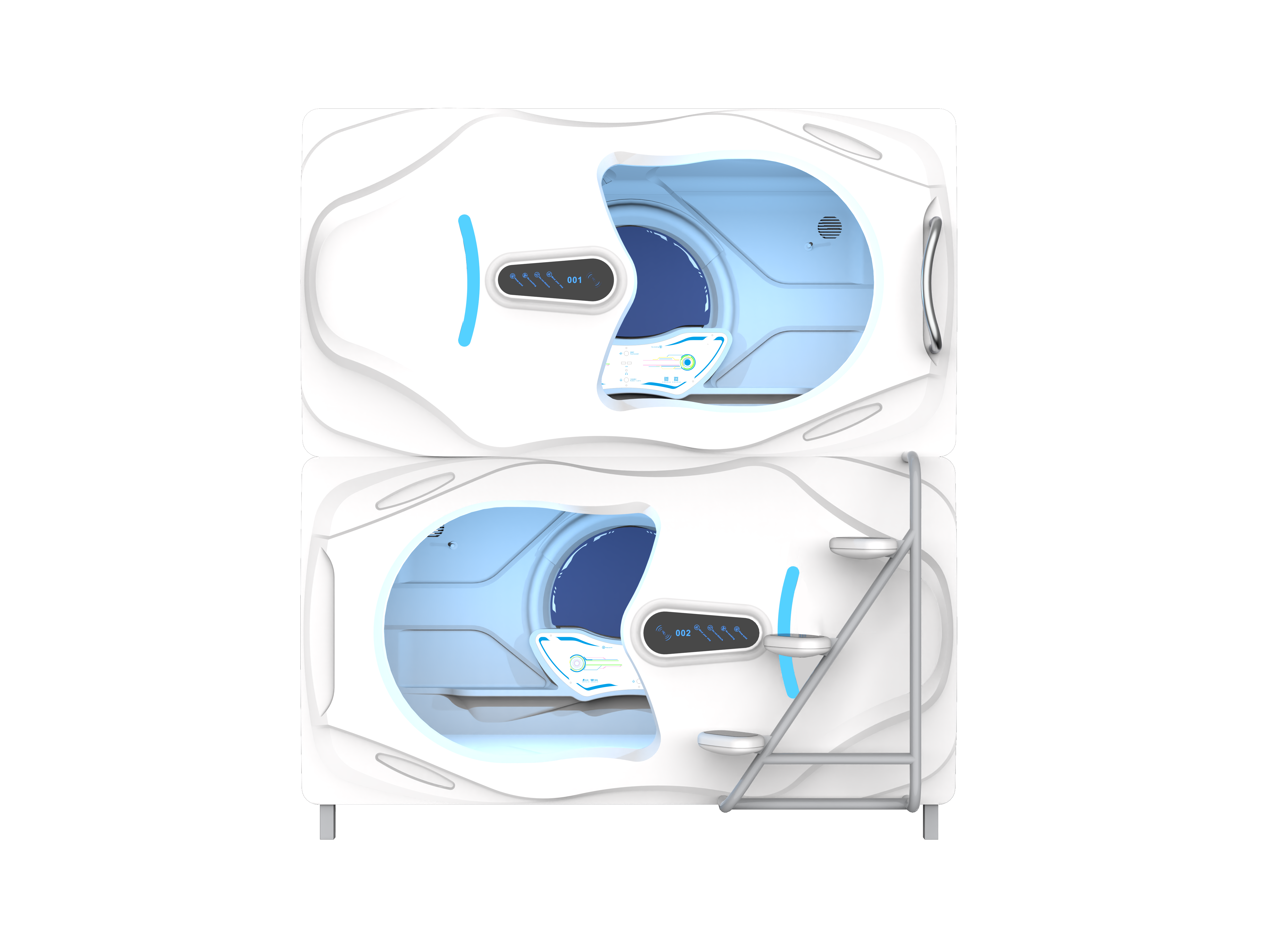 Double Bed Transverse Cabin/Pod