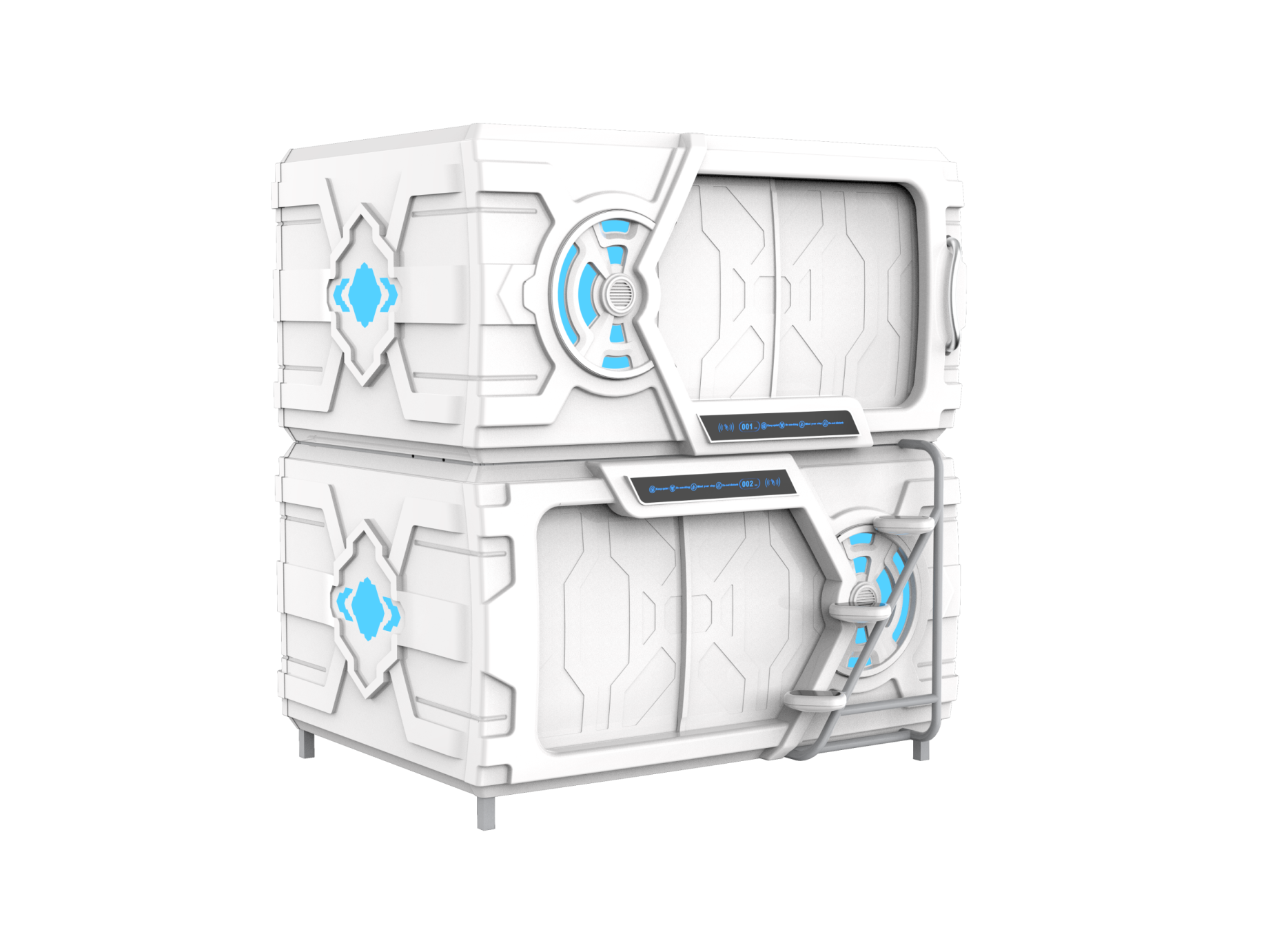 Single capsule bed-Horizontal