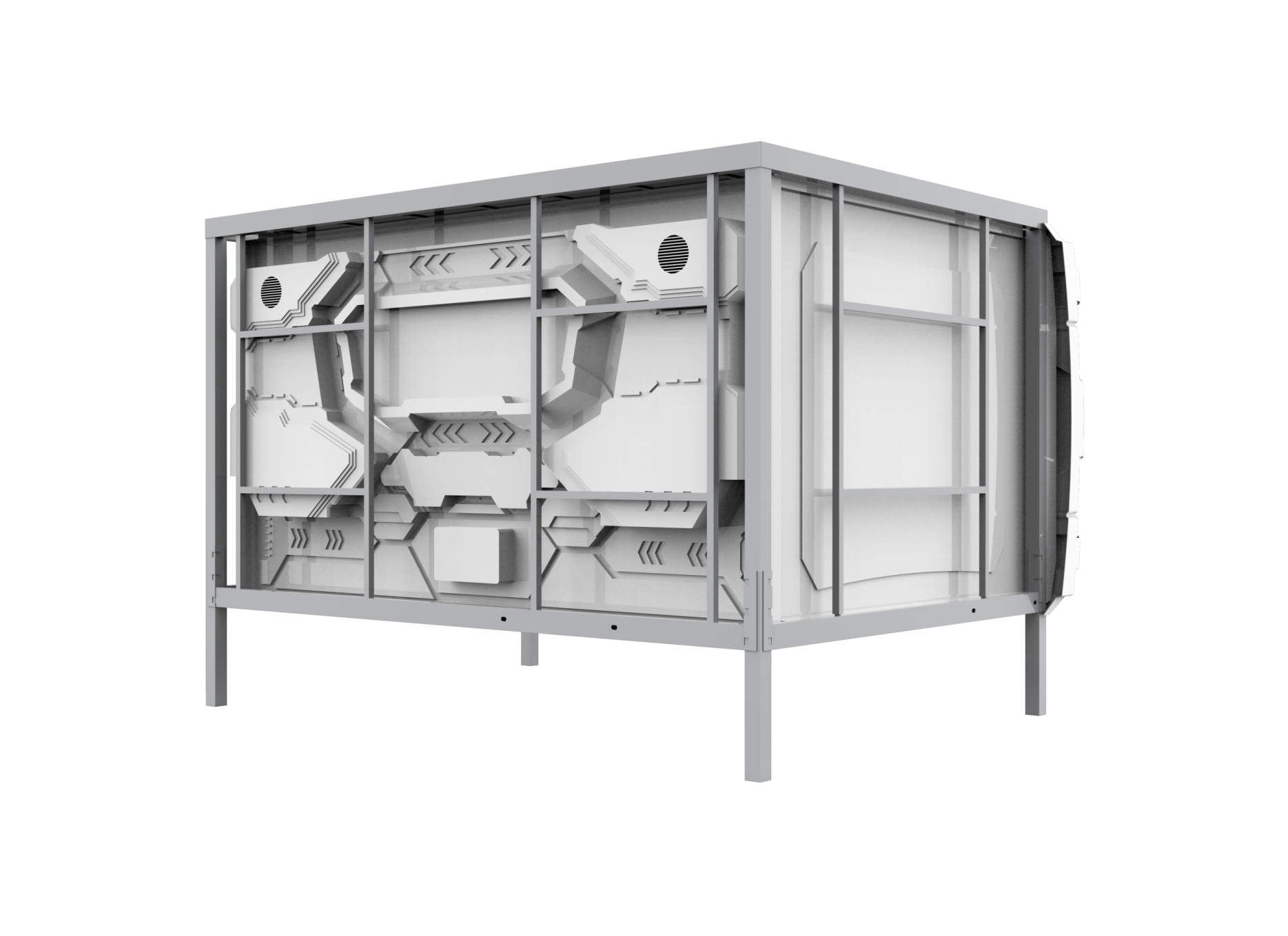 Single capsule bed-Horizontal